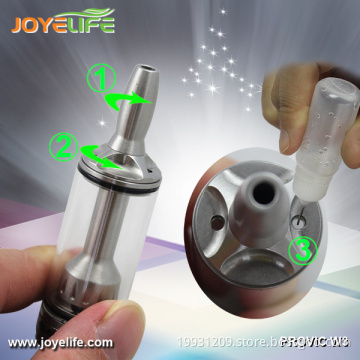 2015 pyrex glass tube provic w3 atomizer cartridge wickless provic w3 for box mod 2015